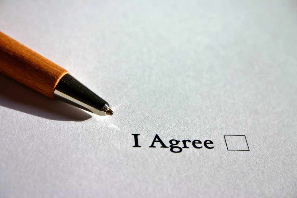 I agree - contract